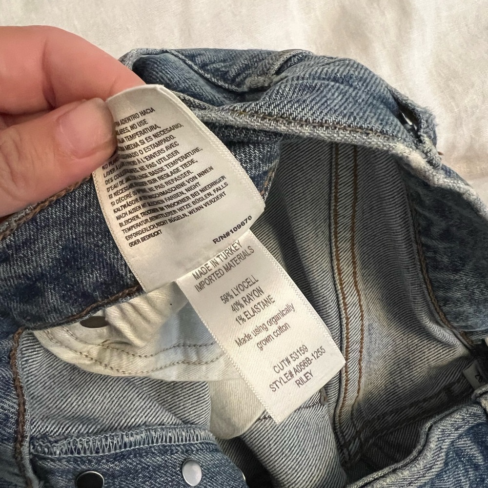 Agolde Riley Denim Jeans - Picture 6 of 6